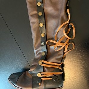 Lace up boots